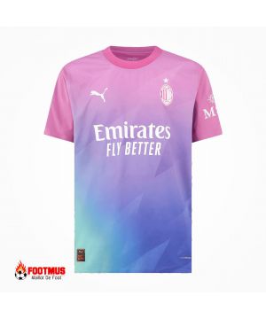 Authentique Maillot de foot Ac Milan personnalisé troisième maillot extérieur 2023/24