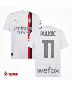 Authentique Maillot de foot Ac Milan Pulisic #11 Maillot extérieur 2023/24