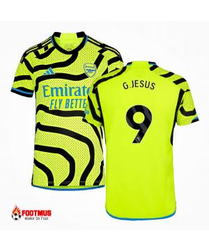 Authentique Maillot de foot d'Arsenal G.Jesus #9 Maillot extérieur 2023/24