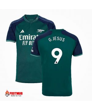 Authentique Maillot de foot d'Arsenal G.jesus #9 troisième maillot extérieur 2023/24