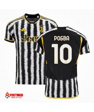 Authentique Maillot de foot de la Juventus Pogba #10 Maillot domicile 2023/24