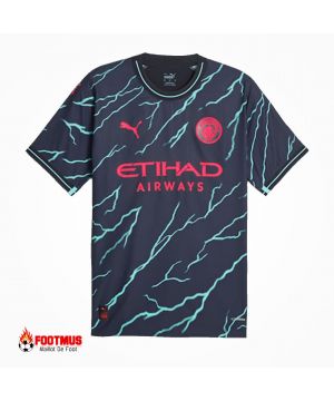 Authentique Maillot de foot de Manchester City personnalisé troisième maillot extérieur 2023/24