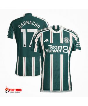 Authentique Maillot de foot de Manchester United Garnacho #17 Maillot extérieur 2023/24