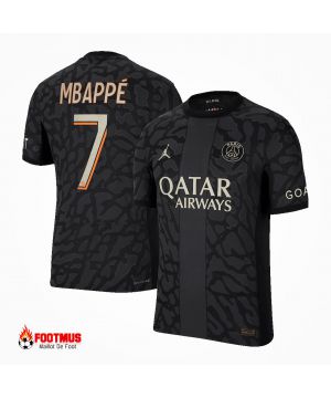 Authentique Maillot De Foot Psg MbappÉ #7 Troisième Maillot Extérieur 2023/24