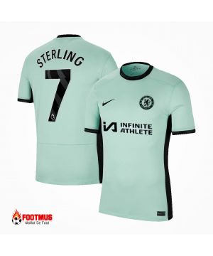 Chelsea Jersey Sterling #7 Maillot de foot Troisième extérieur 2023/24