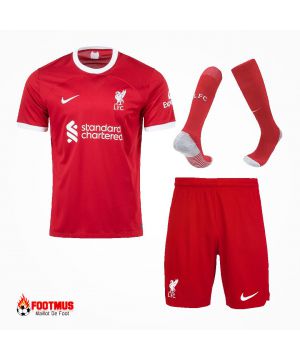 Kits complets de Liverpool pour hommes, football à domicile personnalisé 2023/24