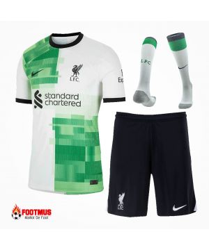 Kits complets de Liverpool pour hommes, football à l'extérieur personnalisé 2023/24