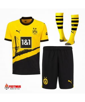 Kits complets du Borussia Dortmund pour hommes, football à domicile personnalisé 2023/24