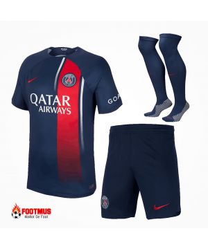 Kits entiers Psg pour hommes Football à domicile personnalisé 2023/24