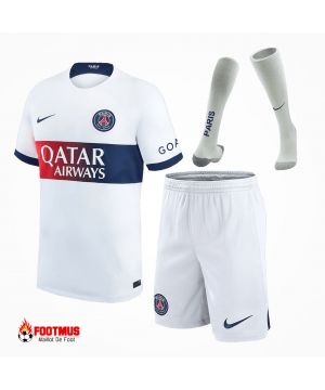 Kits entiers Psg pour hommes Football extérieur personnalisé 2023/24