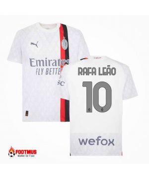 Maillot Ac Milan personnalisé Rafa Leão #10 Maillot de foot extérieur 2023/24