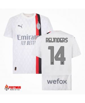 Maillot Ac Milan personnalisé Reijnders #14 Maillot de foot extérieur 2023/24