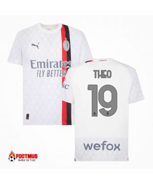 Maillot Ac Milan personnalisé Theo #19 Maillot de foot extérieur 2023/24