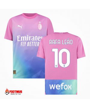 Maillot Ac Milan Rafa Leão #10 Maillot de foot troisième extérieur 2023/24