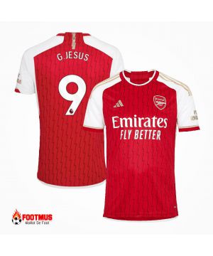 Maillot Arsenal personnalisé G.Jesus #9 Maillot de foot Domicile 2023/24