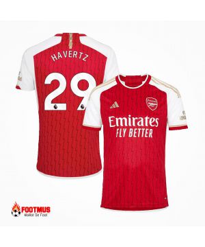 Maillot Arsenal personnalisé Havertz #29 Maillot de foot Domicile 2023/24