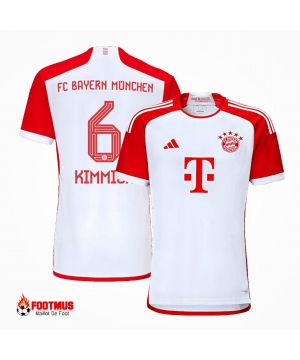 Maillot Bayern Munich personnalisé Kimmich #6 Maillot de foot Domicile 2023/24