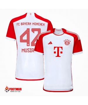 Maillot Bayern Munich personnalisé Musiala #42 Maillot de foot Domicile 2023/24