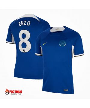 Maillot Chelsea personnalisé Enzo #8 Maillot de foot Domicile 2023/24