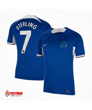 Maillot Chelsea personnalisé Sterling #7 Maillot de foot Domicile 2023/24