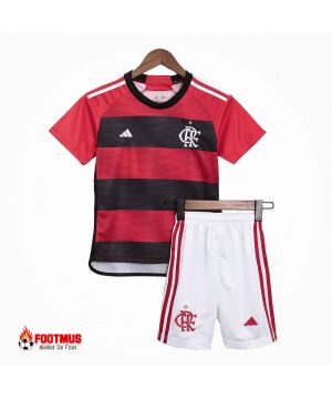 Maillot Cr Flamengo pour enfants Kits de football à domicile personnalisés 2023/24