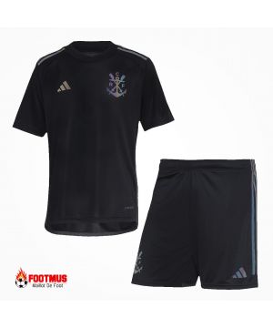 Maillot Cr Flamengo pour enfants Kits de football personnalisés troisième à l'extérieur 2023/24