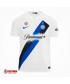 Maillot de foot authentique de l'Inter Milan, maillot extérieur personnalisé 2023/24