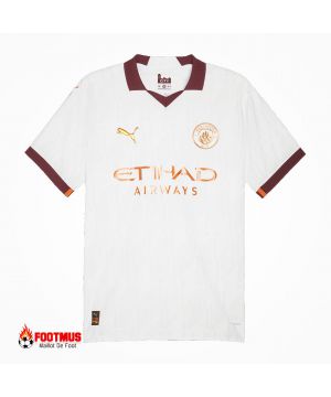 Maillot de foot authentique de Manchester City Maillot extérieur personnalisé 2023/24