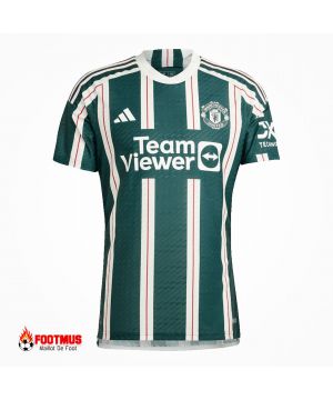 Maillot de foot authentique de Manchester United personnalisé à l'extérieur 2023/24