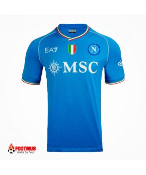 Maillot de foot authentique de Naples Maillot domicile personnalisé 2023/24