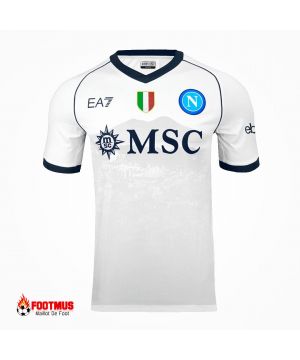 Maillot de foot authentique de Naples, maillot extérieur personnalisé 2023/24