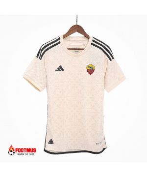 Maillot de foot authentique Roma Maillot extérieur personnalisé 2023/24