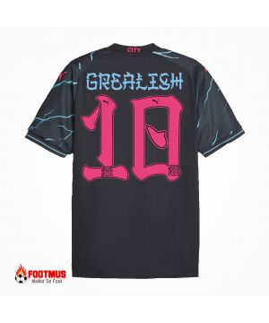 Maillot de foot Manchester City Grealish #10 troisième extérieur 2023/24