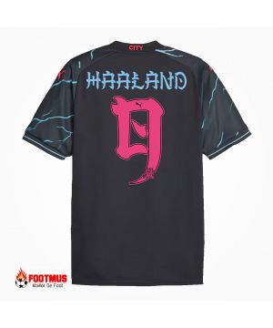 Maillot de foot Manchester City Haaland #9 troisième extérieur 2023/24