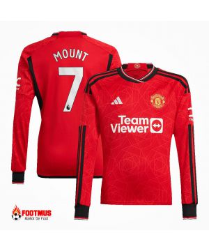 Maillot de foot Manchester United Mount #7 personnalisé domicile 2023/24