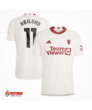 Maillot de foot Manchester United personnalisé HØjlund #11 troisième extérieur 2023/24