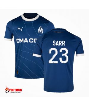 Maillot de foot Marseille personnalisé Sarr #23 extérieur 2023/24