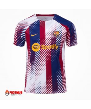 Maillot de foot personnalisé de Barcelone avant-match 2023/24