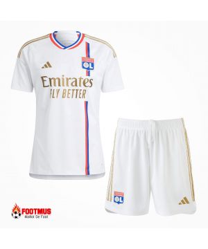 Maillot de foot personnalisé domicile de l'Olympique Lyonnais 2023/24