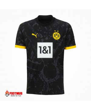 Maillot de foot personnalisé du Borussia Dortmund à l'extérieur 2023/24