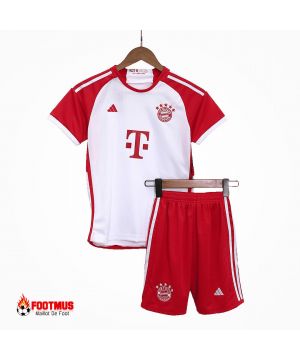 Maillot de foot personnalisé pour enfants du Bayern Munich, kits de football à domicile 2023/24