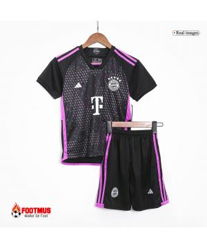 Maillot de foot personnalisé pour enfants du Bayern Munich, kits de football à l'extérieur 2023/24