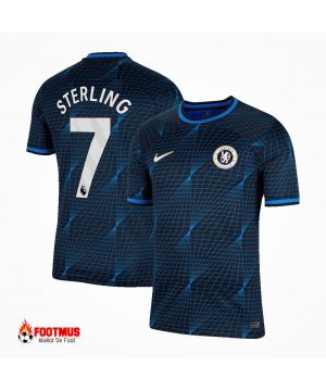 Maillot de foot personnalisé Sterling #7 de Chelsea à l'extérieur 2023/24