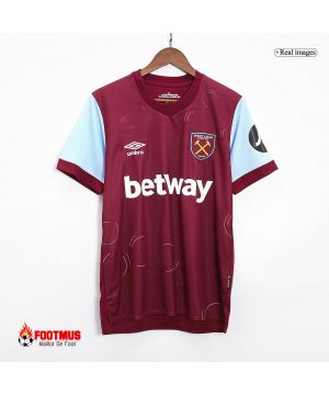 Maillot de foot personnalisé West Ham United Domicile 2023/24