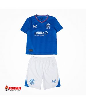 Maillot de foot pour enfants Glasgow Rangers Domicile Kits de football 2023/24