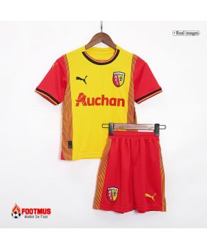 Maillot de foot RC Lens pour enfants, kits de football à domicile 2023/24