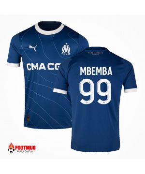 Maillot de Marseille personnalisé Mbemba #99 Maillot de foot extérieur 2023/24