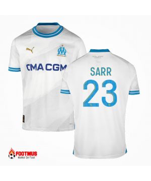 Maillot de Marseille Personnalisé Sarr #23 Maillot de foot Domicile 2023/24