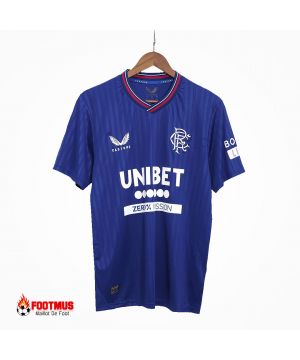 Maillot des Glasgow Rangers Maillot de foot personnalisé Domicile 2023/24