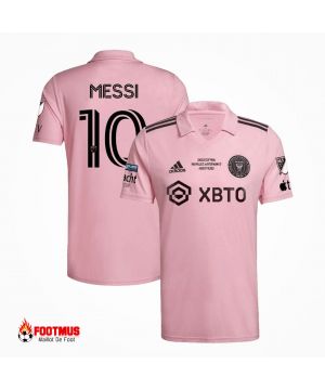 Maillot Inter Miami Cf personnalisé Messi #10 Maillot de foot domicile 2023